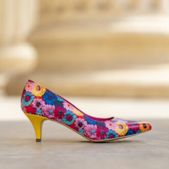 Pantofi stiletto piele naturala Nicolette Multicolor CONDUR by alexandru® ❤️ Shoes - Official Online Boutique