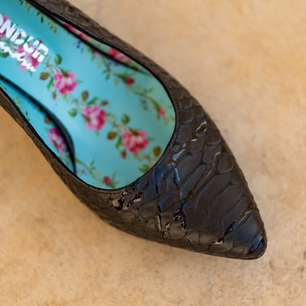 Pantofi Stiletto Nicolette Black CONDUR by alexandru 3