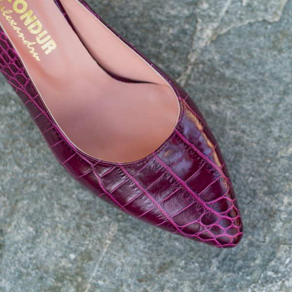 Nicolette Print Bordo - imagine 3