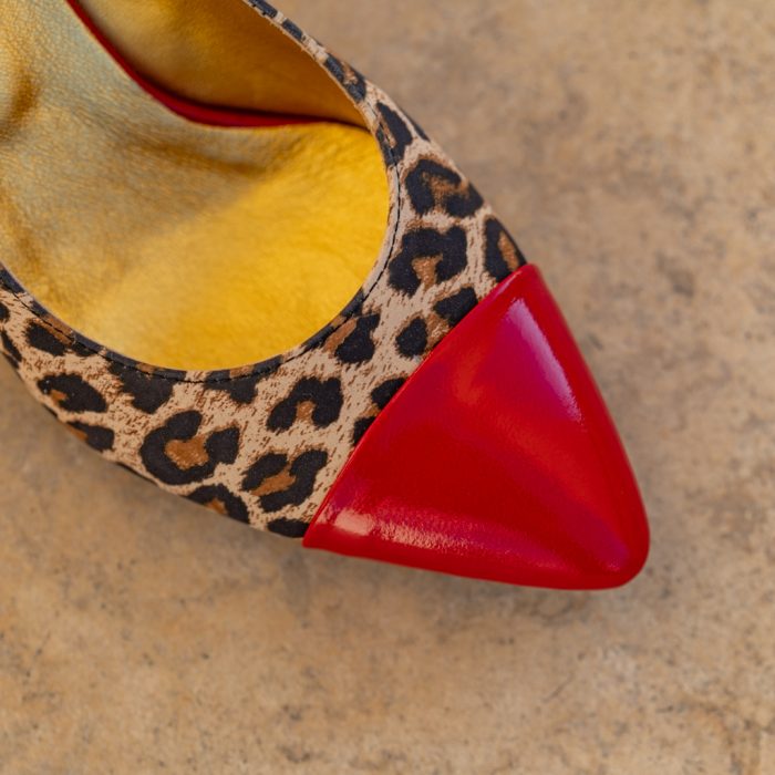 Pantofi Stiletto Nicolette Red Sauvage CONDUR by alexandru 2