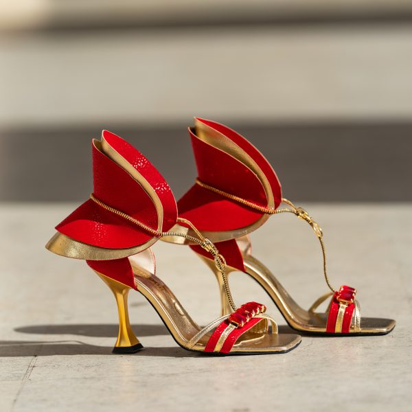 Sandale Dama din Piele Naturala Diana Fashion - imagine 3