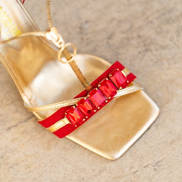 Sandale Dama din Piele Naturala Diana Fashion - imagine 2