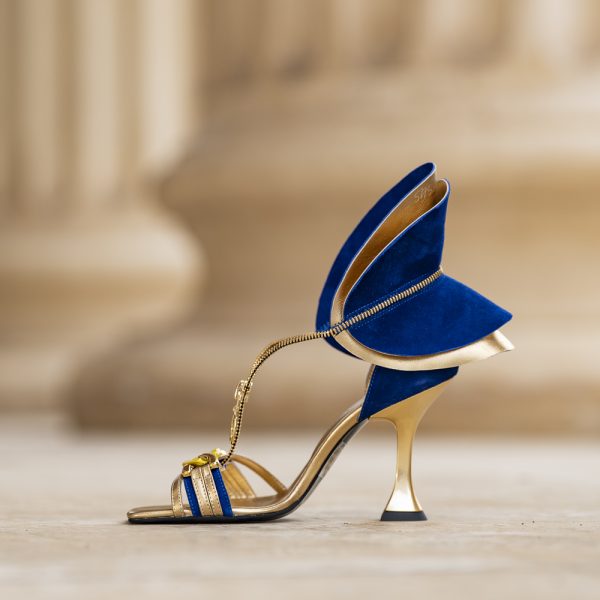 Sandale Dama din Piele Naturala Diana Glam - imagine 2