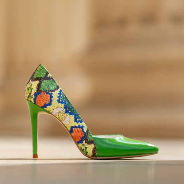 Pantofi Stiletto Aime Green CONDUR by alexandru 3