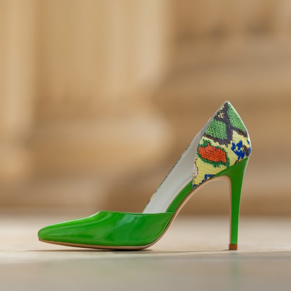 Pantofi Stiletto Aime Green CONDUR by alexandru 2