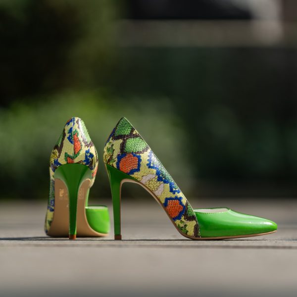 Pantofi Stiletto Aime Green CONDUR by alexandru 5