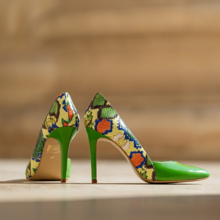 Pantofi Stiletto Aime Green CONDUR by alexandru 1