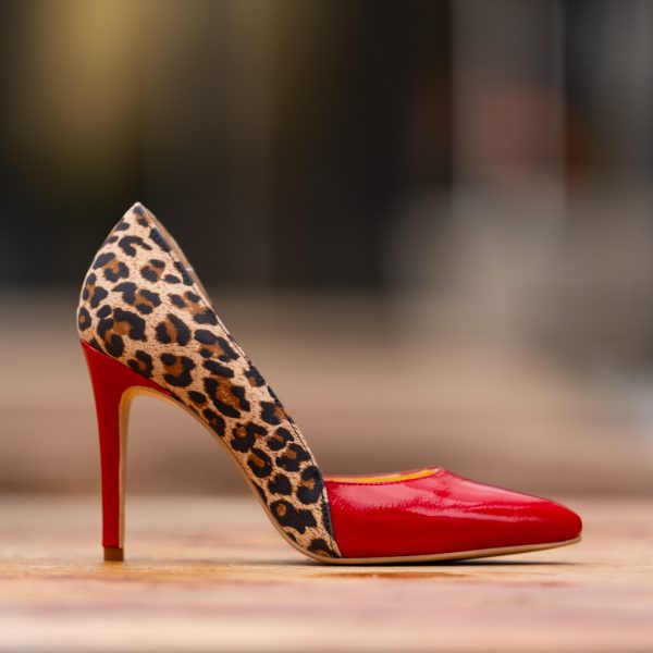 Pantofi Stiletto Aime Red Sauvage CONDUR by alexandru 1