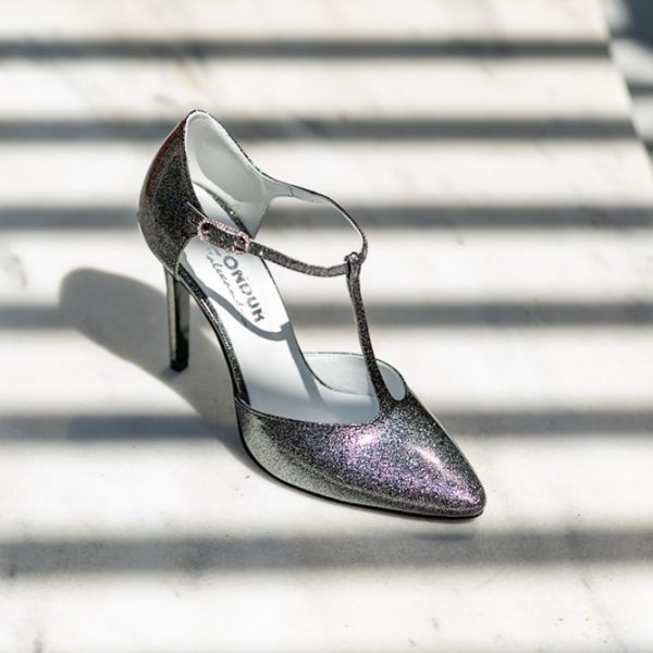 Sandale Dama din Piele Naturala Renata Black Shine CONDUR by alexandru 2