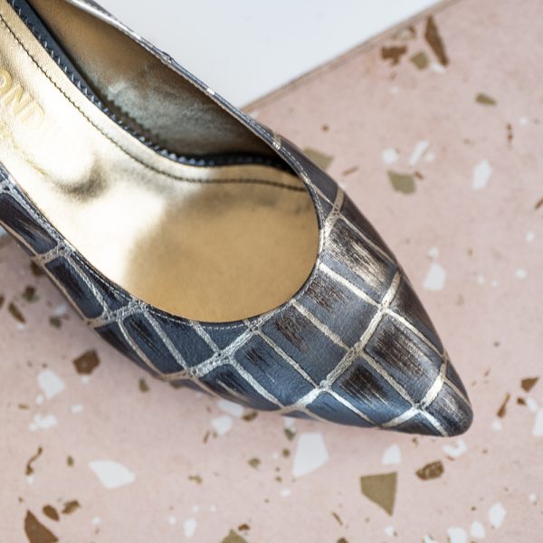 Pantofi dama cu toc gros Chaterine Autumn - imagine 3