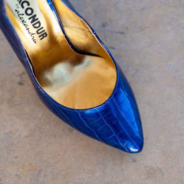 Pantofi Stiletto Marilyn Blue - imagine 3