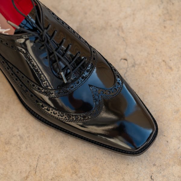 Pantofi Oxford 15174 Black - imagine 2