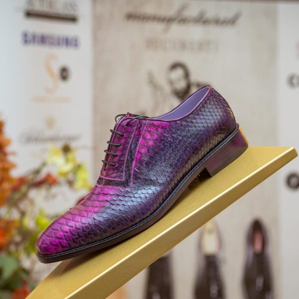 Pantofi Oxford 1517 Sarpe Mov Royal - imagine 1