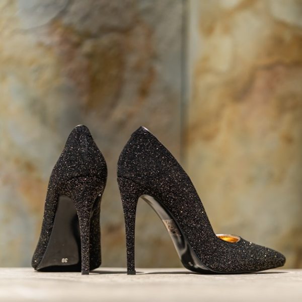 Pantofi Stiletto Forever Black Shine - imagine 6