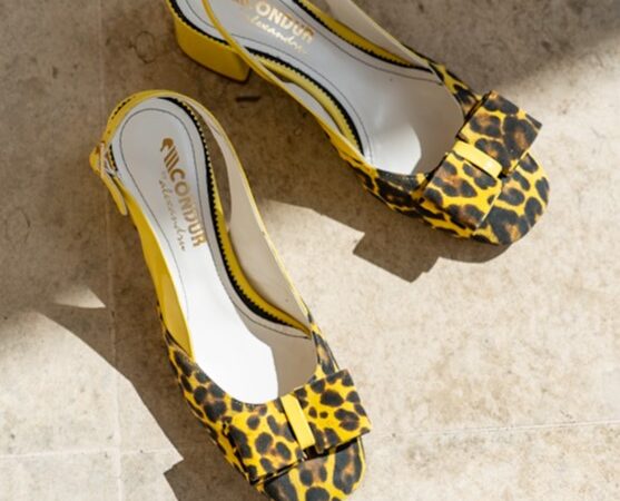 Sandale Dama din Piele Naturala Joy Yellow CONDUR by alexandru 1