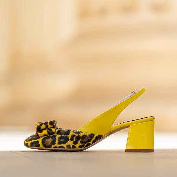 Sandale Dama din Piele Naturala Joy Yellow CONDUR by alexandru 3