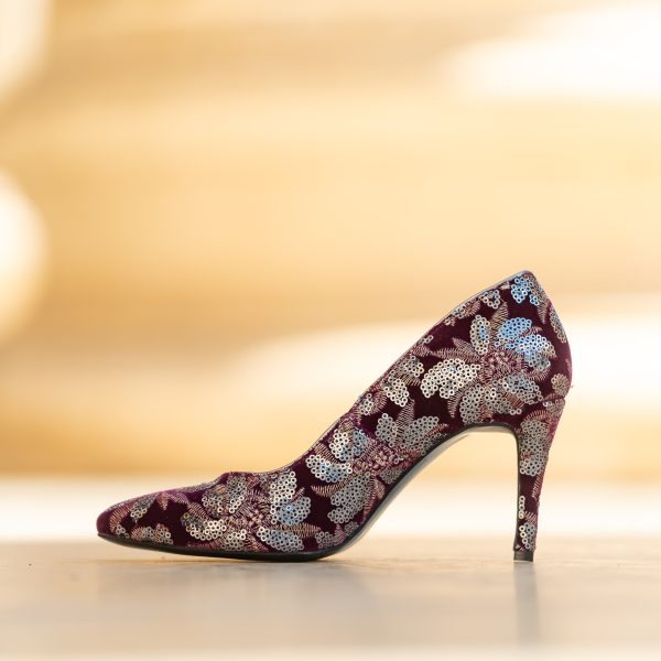 Pantofi Stiletto Adele Paiete CONDUR by alexandru 4