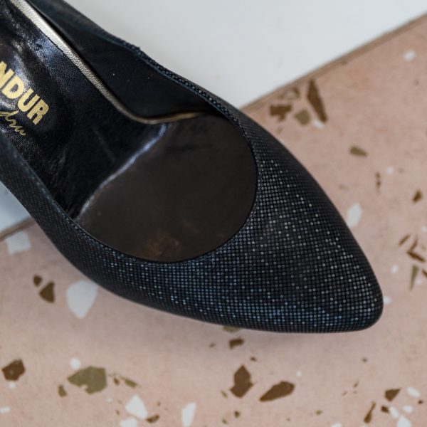 Pantofi Stiletto Adele Puntine Negre - imagine 3