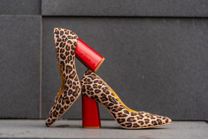 Pantofi Dama Cu Toc Gros Victoria Red Sauvage CONDUR by alexandru 5