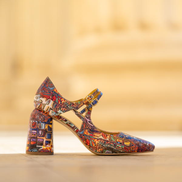 Pantofi Dama Cu Toc Gros Fantasy Gaudi CONDUR by alexandru 4