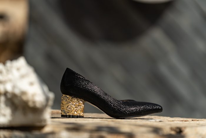 Pantofi Dama Cu Toc Gros Melina Noire CONDUR by alexandru 5