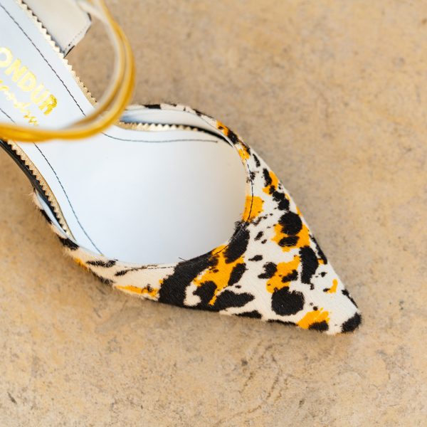Pantofi Dama Toc Clepsidra Grace Yellow CONDUR by alexandru 3