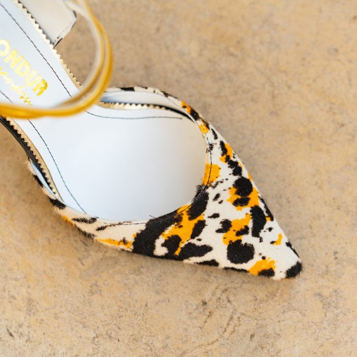 Pantofi Dama Toc Clepsidra Grace Yellow CONDUR by alexandru 3