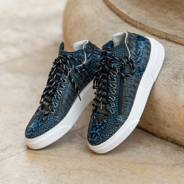 Pantofi Smart Casual Londra Blue Ocean - imagine 5