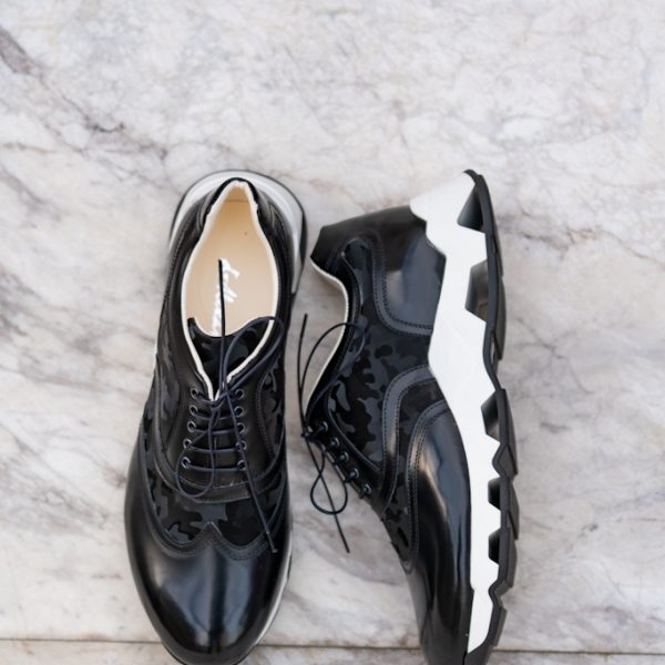 Pantofi smart Business All Black - imagine 3