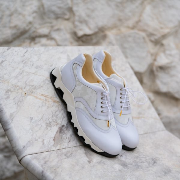 Pantofi Smart Business All White - imagine 2