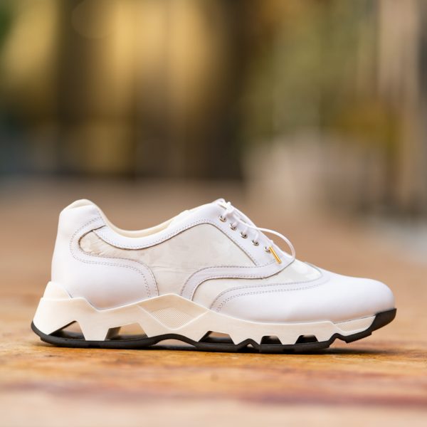 Pantofi Smart Business All White - imagine 3