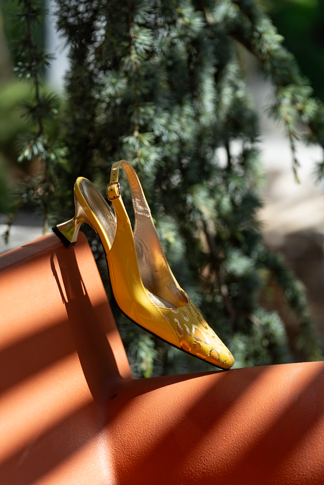 Sandale Dama din Piele Naturala Shiana Yellow CONDUR by alexandru 2