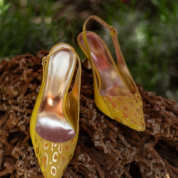 Sandale Dama din Piele Naturala Shiana Yellow CONDUR by alexandru 3
