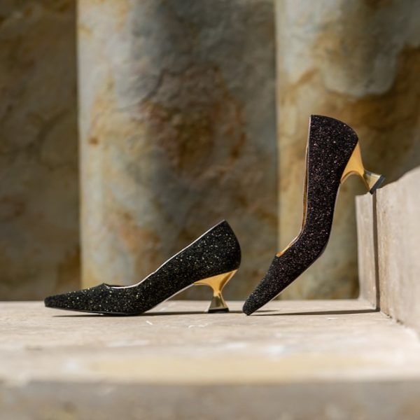 Pantofi Dama Toc Clepsidra Roanna Black Shine CONDUR by alexandru 6