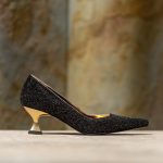 Pantofi Dama Toc Clepsidra Roanna Black Shine CONDUR by alexandru 1