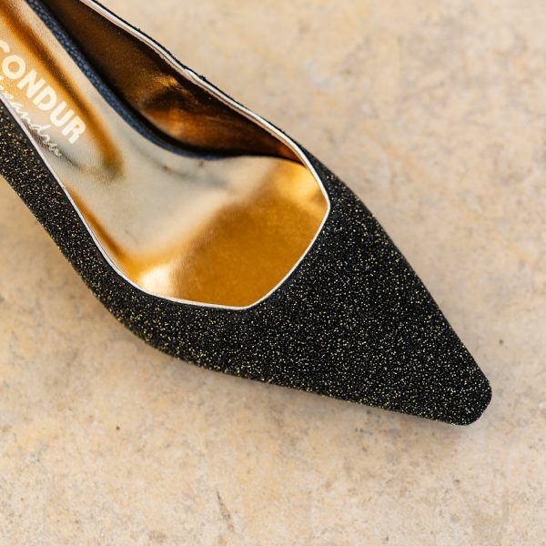Pantofi Dama Toc Clepsidra Roanna Black Shine CONDUR by alexandru 3