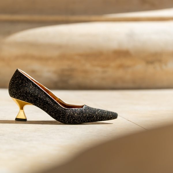 Pantofi Dama Toc Clepsidra Roanna Black Shine CONDUR by alexandru 4