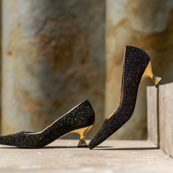 Pantofi Dama Toc Clepsidra Roanna Black Shine CONDUR by alexandru 2