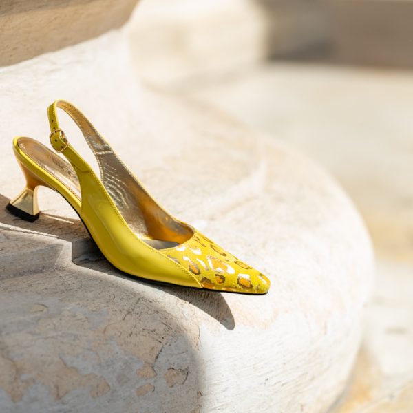 Sandale Dama din Piele Naturala Shiana Yellow CONDUR by alexandru 5