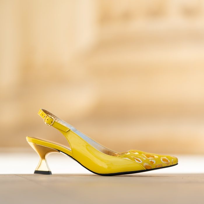 Sandale Dama din Piele Naturala Shiana Yellow CONDUR by alexandru 4