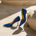 Pantofi Dama Toc Clepsidra Marta Blue Exclusive CONDUR by alexandru 1
