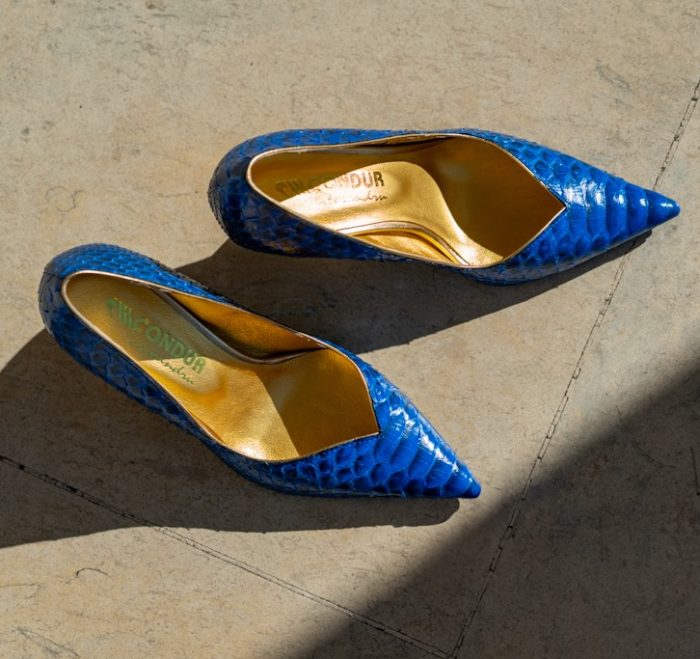 Pantofi Dama Toc Clepsidra Marta Blue Exclusive CONDUR by alexandru 3