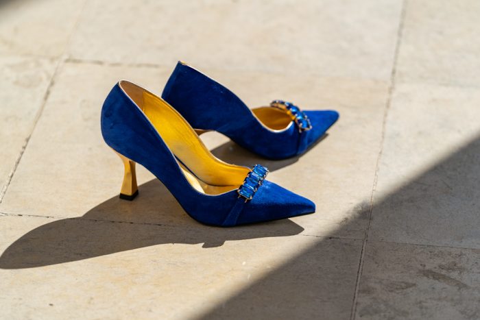 Pantofi Dama Toc Clepsidra Marta Blue Royal CONDUR by alexandru 3