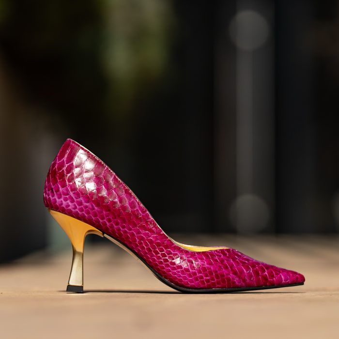 Pantofi Dama Toc Clepsidra Marta Fuchsia Exclusive CONDUR by alexandru 8