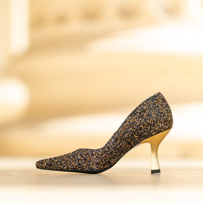 Pantofi Dama Toc Clepsidra Marta Glitter CONDUR by alexandru 4
