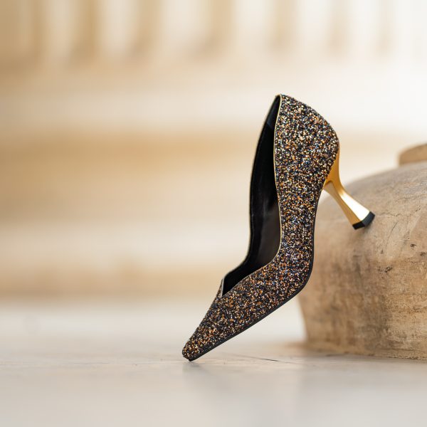 Pantofi Dama Toc Clepsidra Marta Glitter CONDUR by alexandru 3
