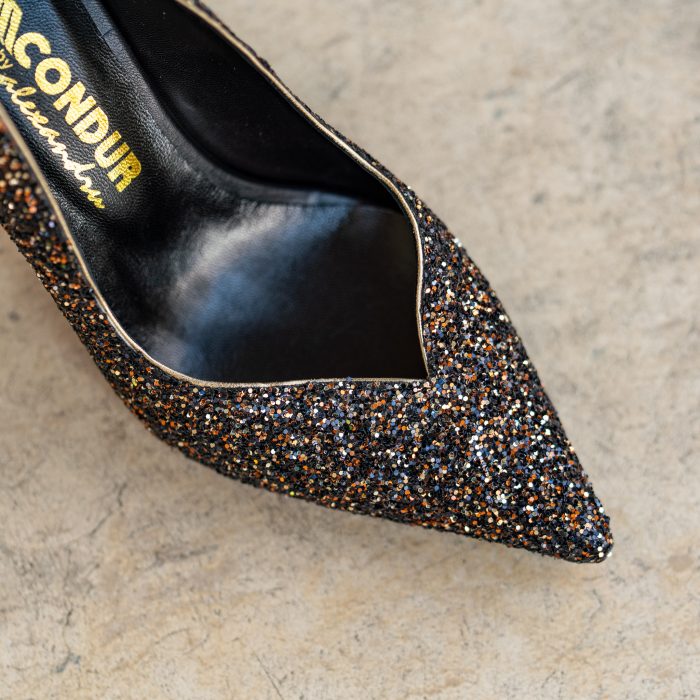 Pantofi Dama Toc Clepsidra Marta Glitter CONDUR by alexandru 2