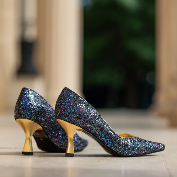 Pantofi Dama Toc Clepsidra Marta Blue CONDUR by alexandru 3