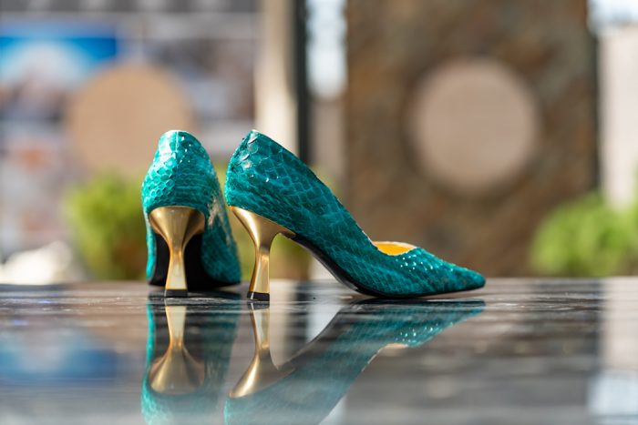 Pantofi Dama Toc Clepsidra Marta Green Exclusive CONDUR by alexandru 5
