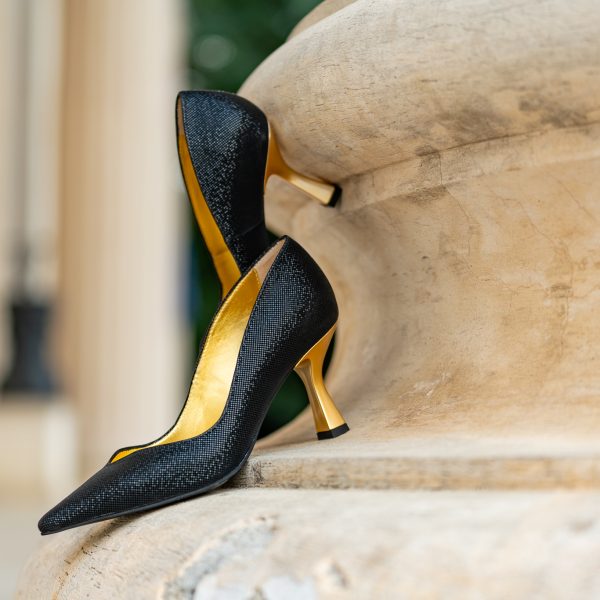 Pantofi Dama Toc Clepsidra Marta Black CONDUR by alexandru 2